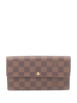 Louis Vuitton Pre-Owned: Коричневый кошелёк 