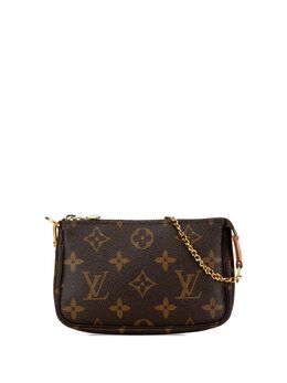 Louis Vuitton Pre-Owned: Коричневая сумка 
