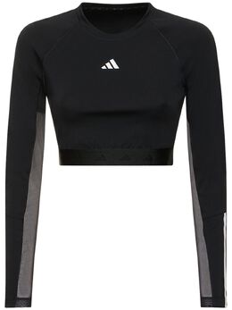 ADIDAS PERFORMANCE: Чёрный топ 