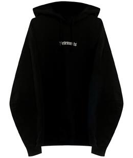 VETEMENTS: Чёрная толстовка 