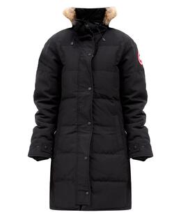 CANADA GOOSE: Чёрный пуховик 