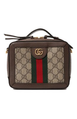 Gucci: Коричневая сумка  Ophidia GG