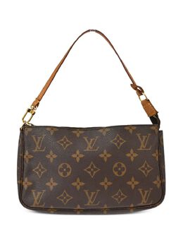 Louis Vuitton Pre-Owned: Коричневый клатч 