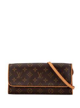 Louis Vuitton Pre-Owned: Коричневая сумка через плечо 