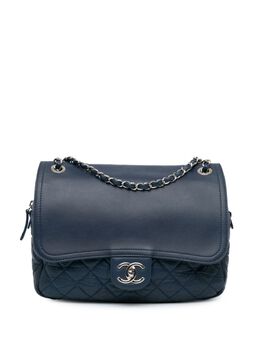 CHANEL Pre-Owned: Голубая сумка 