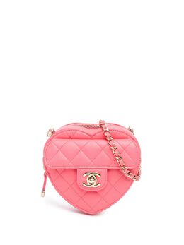 CHANEL Pre-Owned: Розовая сумка через плечо 