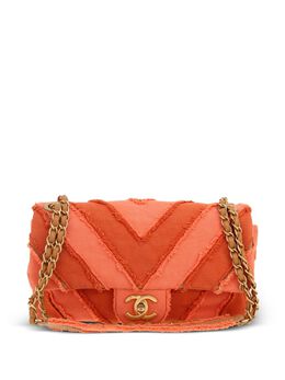 CHANEL Pre-Owned: Оранжевая сумка 