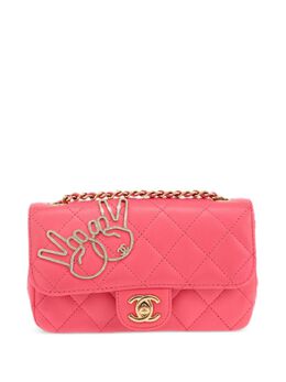 CHANEL Pre-Owned: Розовая сумка 