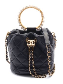 CHANEL Pre-Owned: Чёрная сумка 