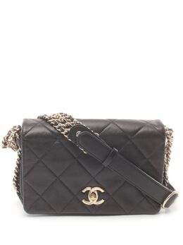 CHANEL Pre-Owned: Чёрная сумка 