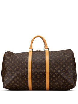 Louis Vuitton Pre-Owned: Коричневая сумка 