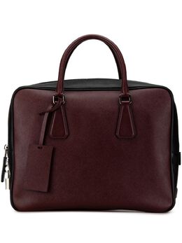 Prada Pre-Owned: Двухцветный портфель 