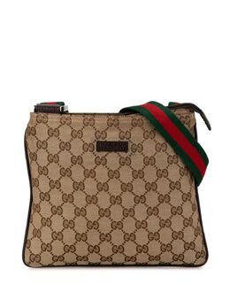 Gucci Pre-Owned: Коричневая сумка через плечо 