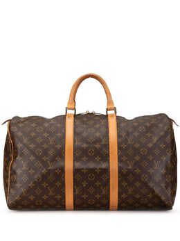 Louis Vuitton Pre-Owned: Коричневая сумка 