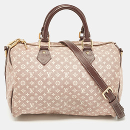 Louis Vuitton: Бордовая сумка  Speedy 30