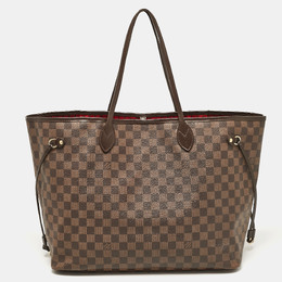 Louis Vuitton: Коричневая сумка  Neverfull