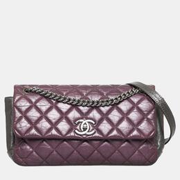 Chanel: Фиолетовая сумка 