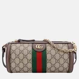 Gucci: Бежевая сумка  GG Supreme