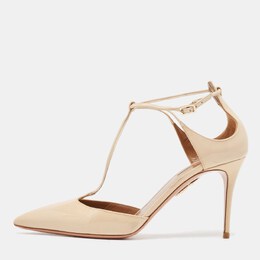 Aquazzura: Бежевые туфли 