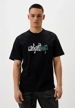 Carhartt WIP: Чёрная футболка 