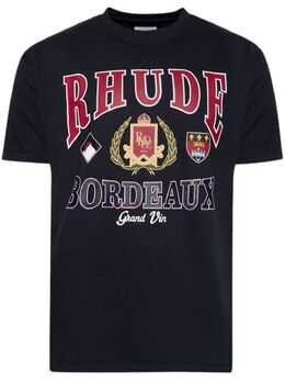 RHUDE: Чёрная футболка 