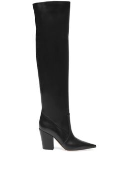 Gianvito Rossi: Чёрные ботинки 