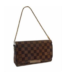 LOUIS VUITTON: Коричневая сумка 
