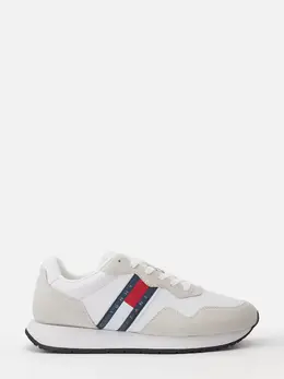 Tommy Hilfiger: Белые кроссовки  Runner