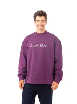 Calvin Klein: Фиолетовый свитшот 