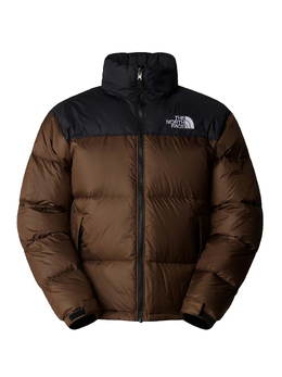 The North Face: Коричневая куртка  Nuptse