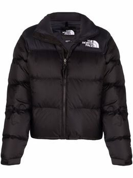 The North Face: Чёрная куртка  Logo