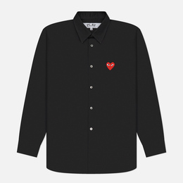 Comme des Garcons Play: Красная рубашка  Heart