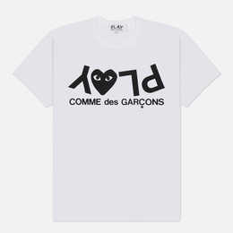 Comme des Garcons Play: Футболка с принтом 