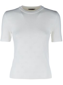 Balenciaga: Трикотажная футболка  BB