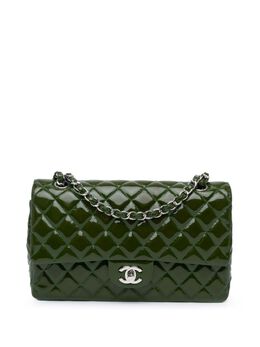 CHANEL Pre-Owned: Зелёная сумка 