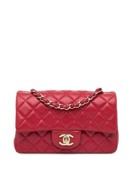 CHANEL Pre-Owned: Розовая сумка через плечо 