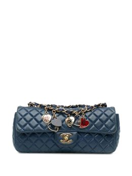 CHANEL Pre-Owned: Голубая сумка 