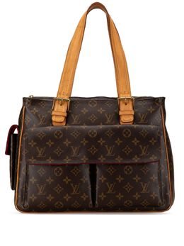 Louis Vuitton Pre-Owned: Коричневая сумка-шоппер 