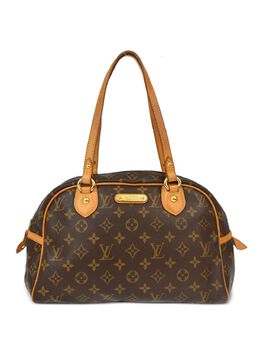 Louis Vuitton Pre-Owned: Коричневая сумка-шоппер 