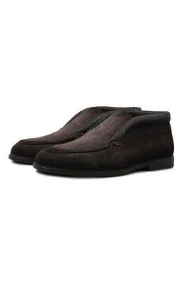 Santoni: Серые ботинки 