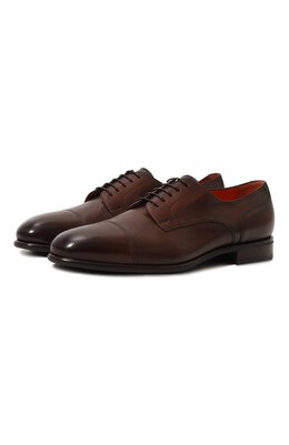 Santoni: Коричневые туфли 