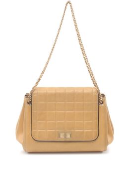 CHANEL Pre-Owned: Бежевая сумка 