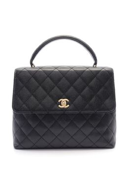 CHANEL Pre-Owned: Чёрная сумка 