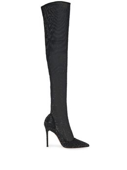Gianvito Rossi: Чёрные ботинки 
