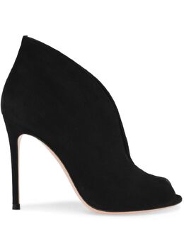 Gianvito Rossi: Чёрные ботинки  Vamp