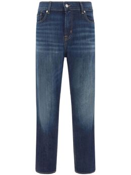 7 For All Mankind: Тёмные джинсы  Slimmy