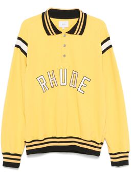 RHUDE: Жёлтое поло 