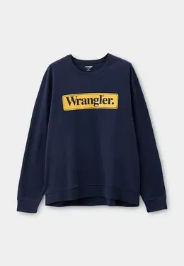 Wrangler: Синий свитшот 