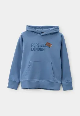 Pepe Jeans: Синяя толстовка 