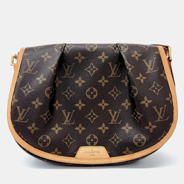 Louis Vuitton: Коричневая сумка 